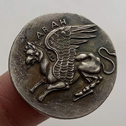 Древногръцки Един Ангел Пегас Любима Монета Възпоменателна Монета Позлатени Биткоин Щастливата Монета Ripple