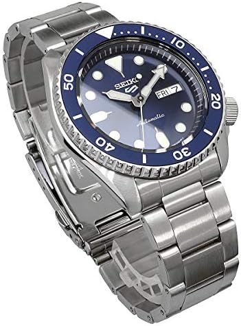 Спортни мъжки часовници Seiko SRPD51 5 Сребрист цвят от Неръждаема стомана 42,5 мм