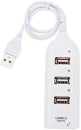 Docooler 4-Портов USB хъб 1-Метров Преносим USB Сплитер 2.0/1.1 Поддържа Зареждане с Висока скорост на трансфер
