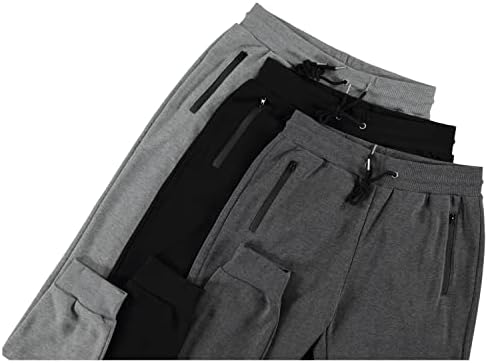 Мъжки Спортни Панталони за джогинг PURE ШАМПИОН, 3 опаковки Руно, Активни Спортни Панталони за Джогинг, с Джоб
