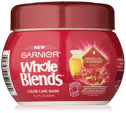 Маска за грижа за цвета на Garnier Whole Blends с аргановым масло и екстракти от червена боровинка, 10,1 течни