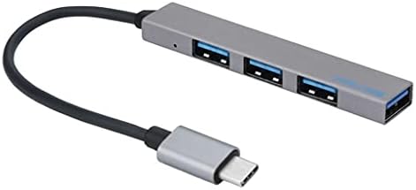 XXXDXDP USB Hub Type-C до 4, Удължител, Тънък Мини Преносим 4-Портов USB 2.0 Хъб, USB-Интерфейс за хранене,
