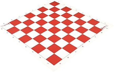 Къща Стаунтонов Chess.com Стандартна Vinyl Турнирът шахматна дъска, Квадратна 2,25 инча