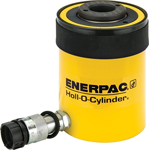 Хидравличен цилиндър с кухи плунжером единно действие Enerpac RCH-202 с товароподемност 20 тона, с един дупка, дължина на хода 2,00