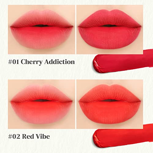 Тинт за устни Bouquet Garni Blursome Velvet Розово Muhly - Трайна водоустойчива корейска козметика за грим на