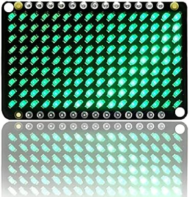 Led матрични водача Treedix PWM IS31FL3731 и сеточные светодиоди 9x16 за Arduino комплекти направи си САМ (зелен)