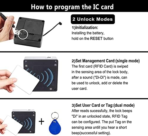 Електронно Заключване на шкаф CODACE, Интелигентни Ключалки NFC RFID, Скрит Заключване на Шкаф със Собствените