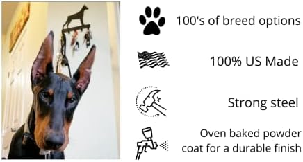 Метална Кученце Лабрадор Ретривър - Ключодържател на стената - Малката ширина 6 см - Произведено в САЩ; Подарък