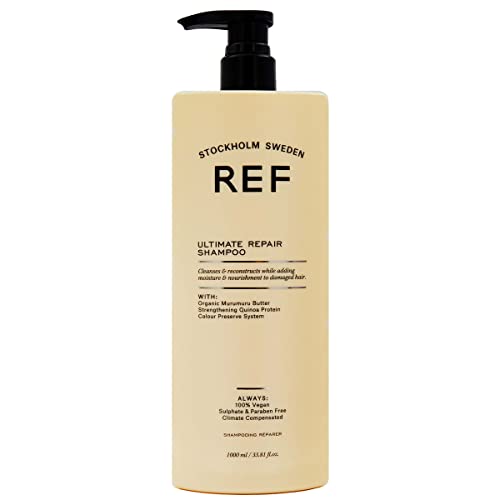 Ref Ultimate Repair Shampoo 1000 ml Безсульфатный шампоан с растителни екстракти, специално подбран за защита,