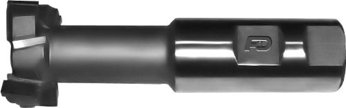 F&D Tool Company 12284 Нож с Т-Образно пазом с твердосплавным фитил, Стомана, Диаметър на режещия 1 1/4 , Ширина