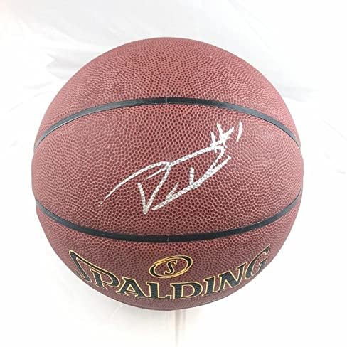 ДЕВИН ДОТСОН подписа баскетболен договор Spalding Баскетбол PSA/DNA Chicago Bulls С автограф - Баскетболни топки
