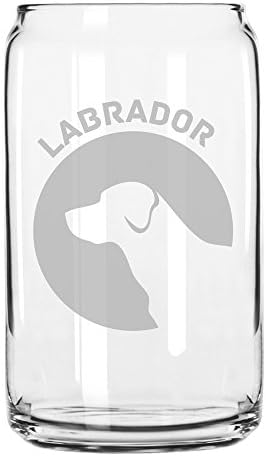 Гордостта на породата Лабрадор Стъклена Банка Ръчна изработка с Надпис 16 унции