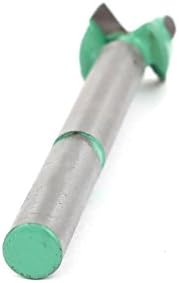 IIVVERR Диаметър на рязане 15 мм За Плотницкой Дърводелски Тренировка с твердосплавным фитил, Расточное тренировка зелен цвят (Диаметър на корта 15 мм, диаметър на дърво