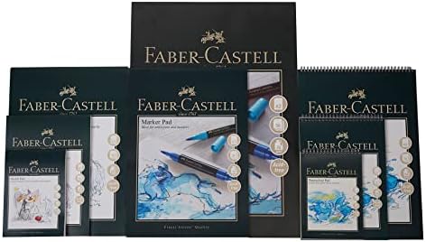 Бележник за художествени и графични маркери Faber-Castell, A2, Бескислотная Клеенчатая хартия, 70 ГОРИВО, 50