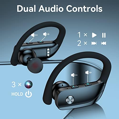 Безжични слушалки за Sony Xperia 1 III Bluetooth Слушалки 48 часа Възпроизвеждане на Спортни Слушалки с led