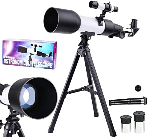 Телескоп за Деца, Телескоп за възрастни, Начинаещи, Астрономия, Преломляющий Телескоп с Отвор 60 mm и Фокусно