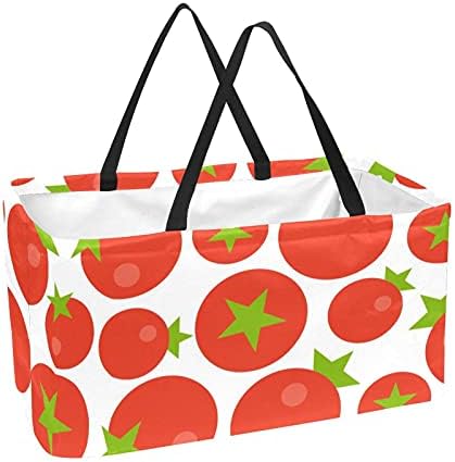 LORVIES Зеленчуци Червени Домати Шаблон за Многократна употреба за Хранителни стоки Чанти и Кошници За Съхранение