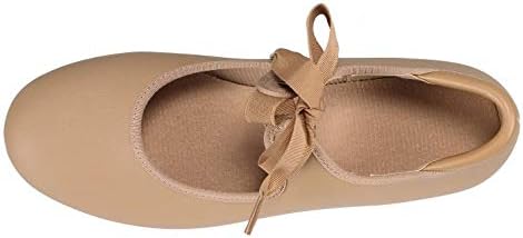 Linodes Унисекс изкуствена кожа/ Лакирани обувки с лентови вериги вратовръзка, Танцови обувки за жени и Мъже