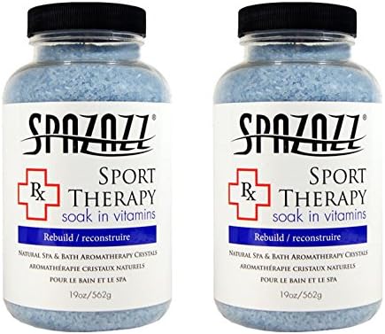 Ароматерапевтични спа-център Spazazz и кристали за вана-Терапия (2) (Спортна терапия - 2 бр.)