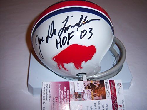 Мини-каска с автограф Джо Деламиллера Бил подписан от Jsa / coa - Мини-каски NFL с автограф