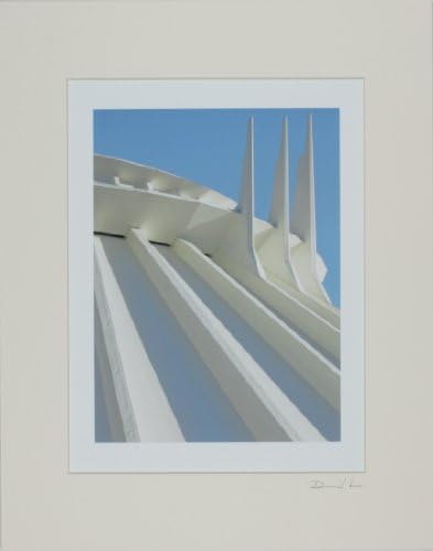Дисниленд - Космически Планински кули на Страната на Бъдещето, Мат фотография - 11 x 14