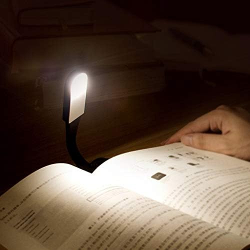 FUTENI Мини Led фенерче С батерии За четене за една Нощ Гъвкава Акумулаторна Сензор за Светлина Книга Скоба