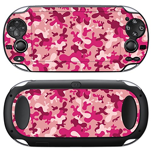 Стикер-стикер на Sony PlayStation Vita Design Skin Розов камуфлаж за PlayStation Vita