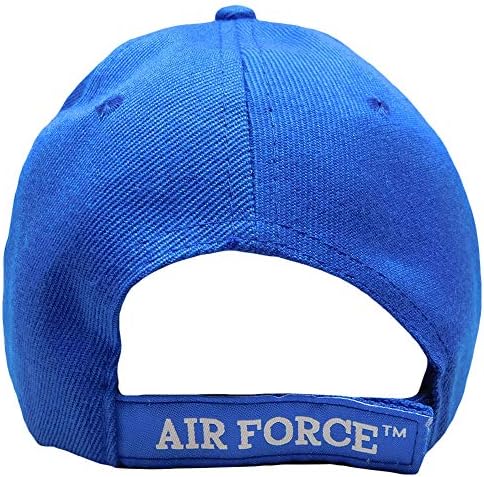 Бродирана шапка-шапка на военновъздушните сили на САЩ в оставка Wings Royal Blue (TOPW)