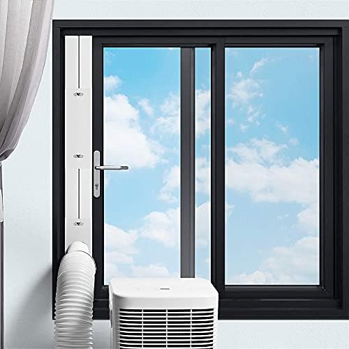 Комплект за вентилация на преносим климатик Kerykwan с Изпускателния маркуч 5,9 Регулируема Комплект прозорци