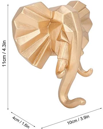 Стенни Закачалка с плетене на една Кука във формата на Слон Yosoo Куката от Златната Смола, Уникален Дизайн