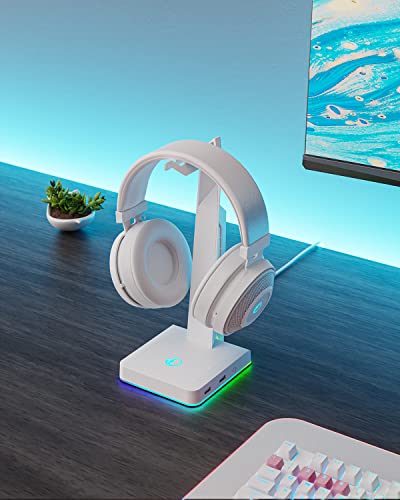 Поставка за гейминг слушалки IFYOO RGB с 2 USB-порта, Планина за игрални слушалки за PC, Xbox One, PS4, ключ,