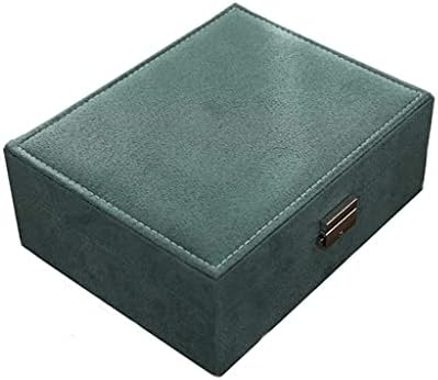 Кутия-Органайзер за бижута, Ковчег за Бижута, Двупластова Домакински Фланелевая Кутия За Съхранение на Бижута,
