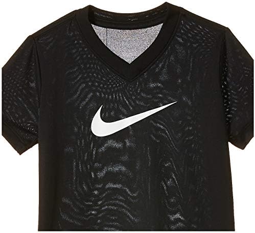 Тениска с V-образно деколте Nike Dry Legend Swoosh за момичета (Малки деца / Големите деца)
