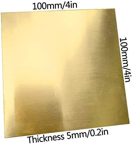 Размер латунного лист NIANXINN за Металлообрабатывающего занаяти САМ, Дебелината на листа с Различни спецификации