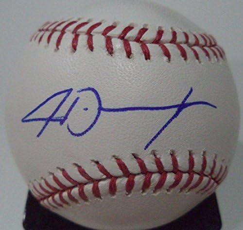 Джейкъб Даннингтон Сан Франциско Джайентс Подписа бейзболен топката Romlb с автограф W / coa - Бейзболни топки с автографи