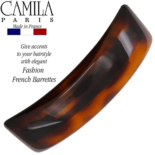 Camila Paris CP818 Френска Шнола за коса за момичета с Гъста Къдрава дълга коса, Щипки за коса силна фиксация