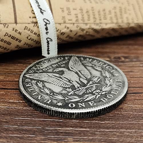 [Репички] Стил на рисуване Цинци Блуждающая Монета Дълбока Резба Монета Сребърен Долар Дърворезба Детска Игра