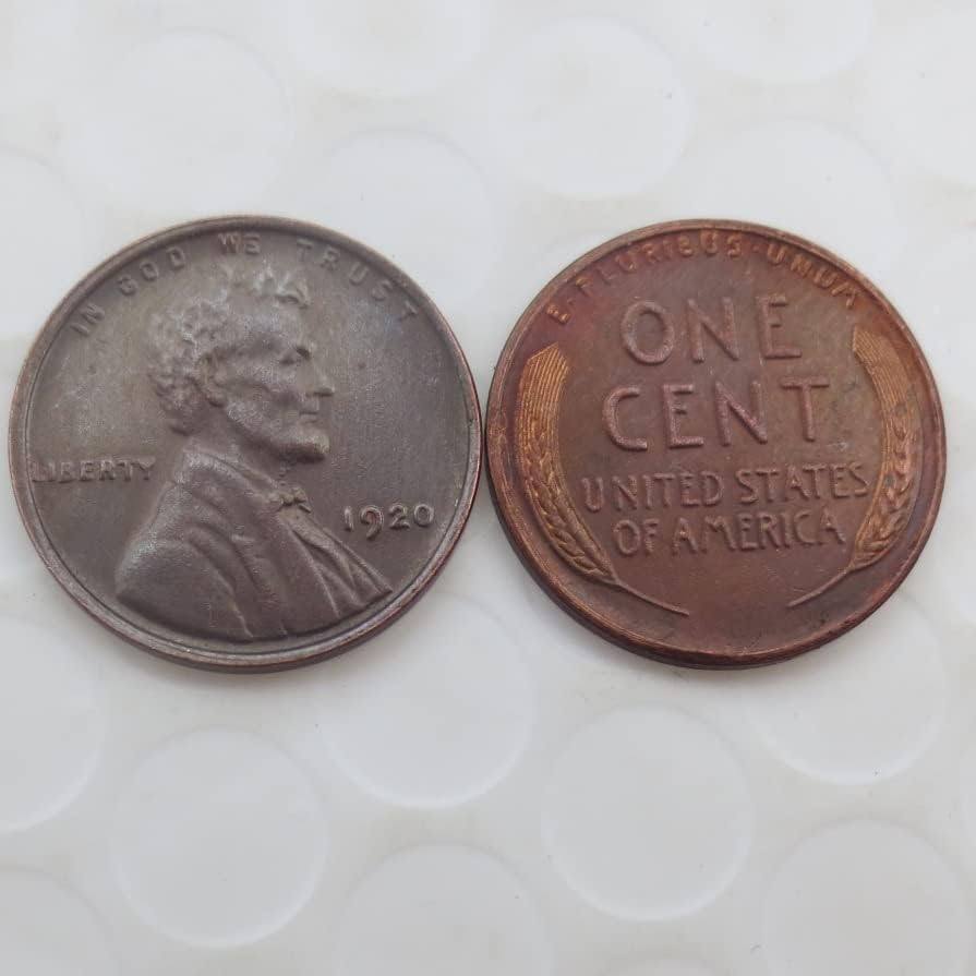 Възпоменателна монета Чуждестранна копие Линкольновского цента на САЩ 1920 година на издаване