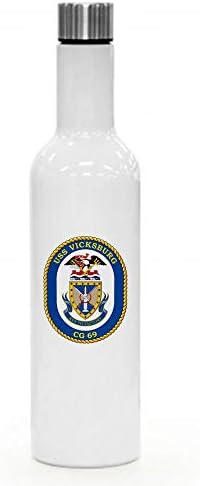 Най-добрата изолирано бутилка за вино /Вода ExpressItBest в 25 унции - Подразделение на ВМС на САЩ - Изобилие