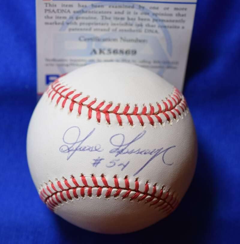 Goose Gossage PSA ДНК Coa Автограф Подписан OAL Американската лига 1 Бейзбол