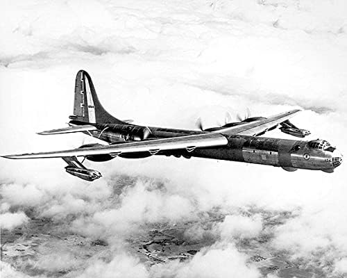 Печат на снимки Convair РБ-36D / B-36 в полет от галогенида сребро 11x14