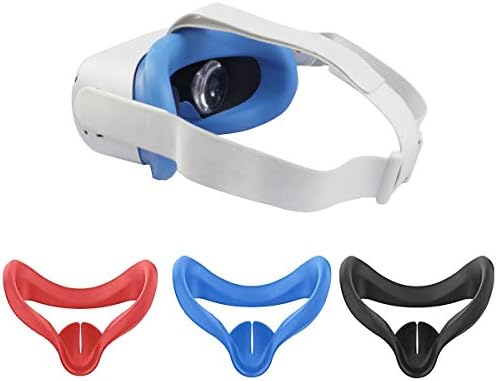 Силиконов калъф Elygo VR За лице, Маска за очи, Тампон за Слушалки Oculus Quest 2, Защита от Пот, Водоустойчив