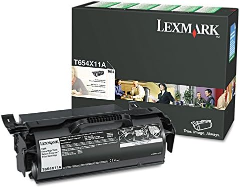 Касета с тонер на Lexmark T654x11a с много висок добив, черен - в търговията на дребно опаковки