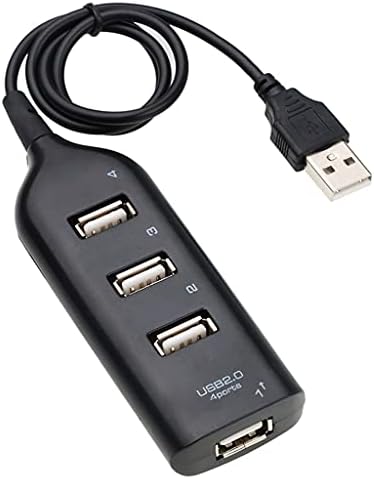 LHLLHL Високоскоростен Hub-Адаптер USB-Mini USB 2.0 Хъб 4-Портов Сплитер за преносими КОМПЮТРИ, Приемник за