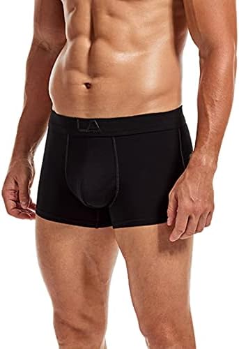Bmisegm Мъжки Къси Панталони-Боксерки, Мъжки Модни Гащи, Панталони Секси Гащи С Подворотом Бельо, Панталони