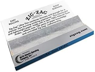 Ультратонкая хартия за усукване на цигари на Зиг Заг, размер 1/4 (на дребно кутия от 24 брошури)