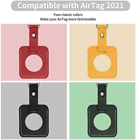 Joyozy Класически Кожен Защитен калъф за Air Tag 2021, за търсене на стоките, Калъф-титуляр на Apple Airtag