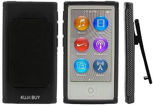 Клип за колан iPod TPU Гумен Калъф за Apple iPod Nano 7-мо поколение 7G 7 (Зелено)