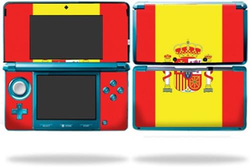Кожата MightySkins Съвместими с Nintendo 3DS wrap Sticker Skins Флаг на Испания