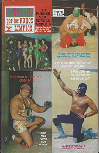 Mi Lucha por los Rudos y Limpios № 176 (1994) Само на испански език